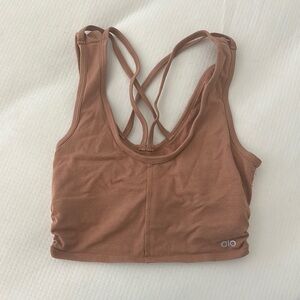 ALO Yoga Women's Brown Sports Bra